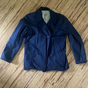 Scotch & Soda lightweight navy pea coat size Medium